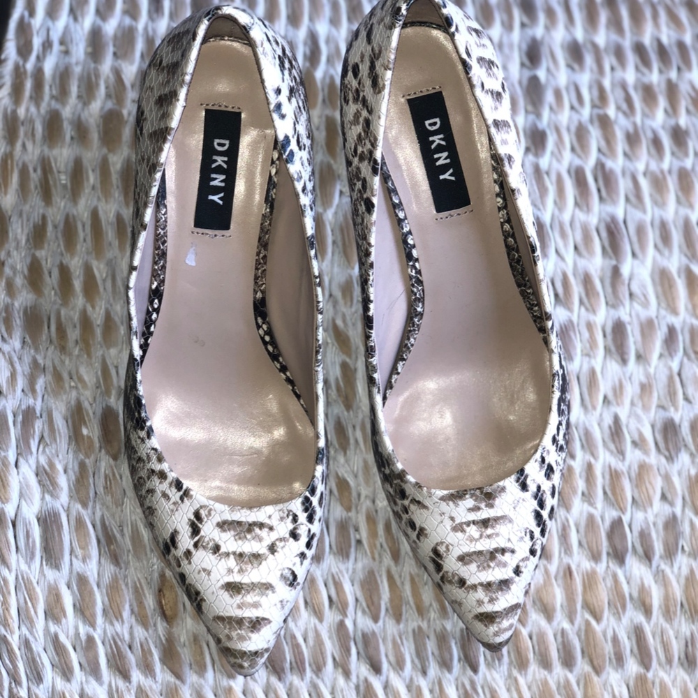 DKNY Snake Print Heels - Picture 4 of 5